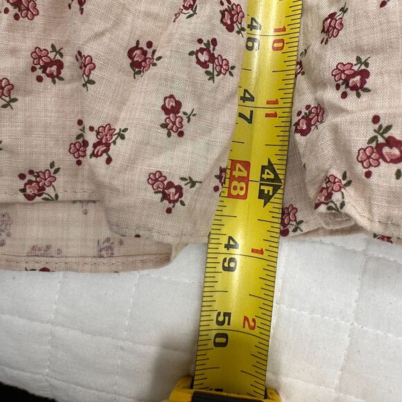 Neuflora Brookfield Dress Puff Sleeve Smocked Bodice Floral Midi | Size S - Picture 10 of 11